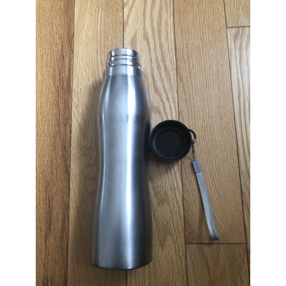 16 oz.‎ Satinless Steel Hydration Bottle with screw top Silver